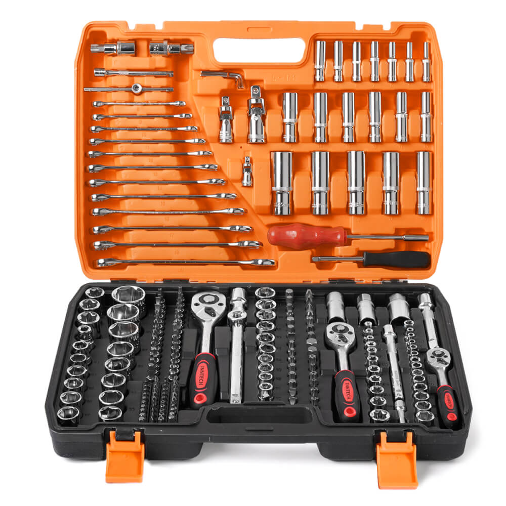 ชุดบ็อกซ์ InnTech รุ่น WKT-216PCS 1/4 , 3/8 , 1/2 นิ้ว แพ็ก 216 ชิ้น